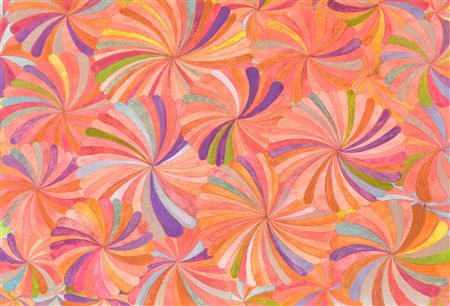 Francesca Zambon COMPOSIZIONE tecnica mista su carta, cm 21x28 sul retro:...