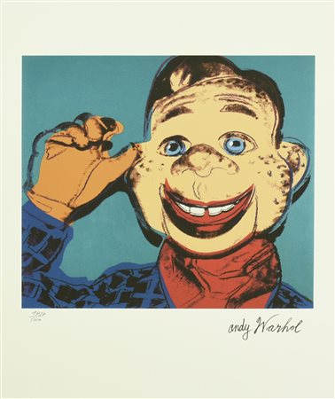 D'apres Andy Warhol MYTHS: HOWDY DOODY 263 fotolitografia su carta, cm 43x35;...