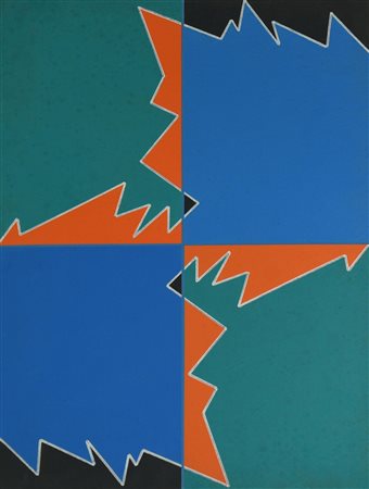 Angelo Maggia BALU, 1986 tempera su cartone, cm 53x36 sul retro: firma,...