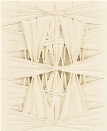 Francesco Fasano MODULAZIONE A18 intonaco e acrilico su cartone con tela in...