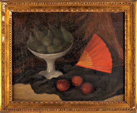 Clelia Bellocchio Natura Morta Olio su faesite cm 39x49 - in cornice cm 47x57...