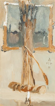 Alberto Gianquinto (Venezia 1929-Jesolo 2003) Spighe di grano 1985 Olio su...