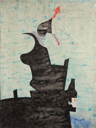 Gianni Dova (Roma 1925-Pisa 1991) Senza titolo 1976-77 tempere e chine...