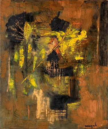 Filippo Marignoli (Perugia 1926-Seattle 1995) Senza titolo Olio su tela cm...