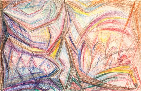 Alberto Bragaglia (Frosinone 1896-Roma 1985) Senza titolo Pastelli su carta...