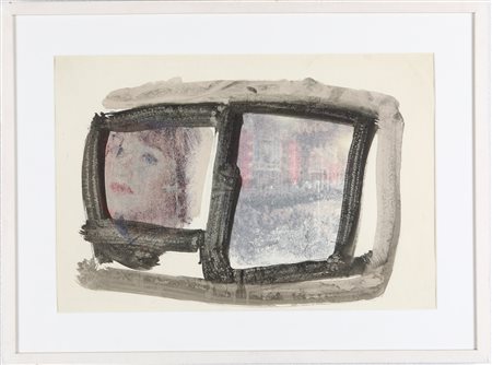 Ausonio Tanda (Sorso 1926-Roma 1988) Senza titolo 1963 Acquarello su carta cm...