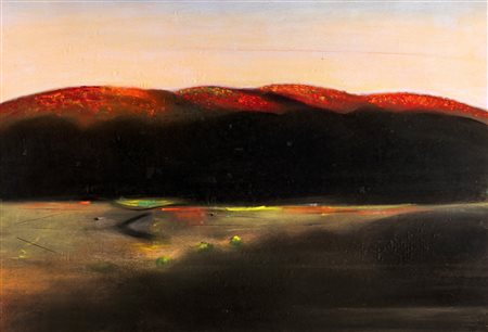 Ottaviano Del Turco (Collelongo 1944) Panorama (Aia de' Merli al tramonto)...