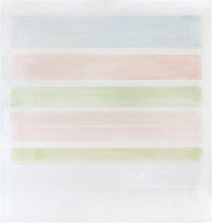 RICCARDO GUARNERI Firenze 12/09/1933 5 strisce-colore n° 394, 1971 tecnica...