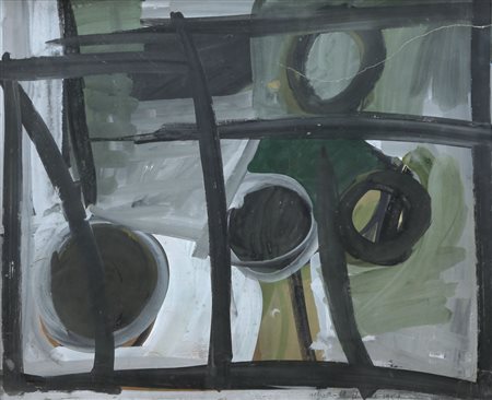 ALFREDO CHIGHINE Milano 09/03/1914 - Pisa 16/07/1974 Composizione, 1951...