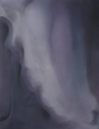 CLAUDIO OLIVIERI Roma 28/11/1934 Eburneo, 1983 olio su tela cm. 200x150,...