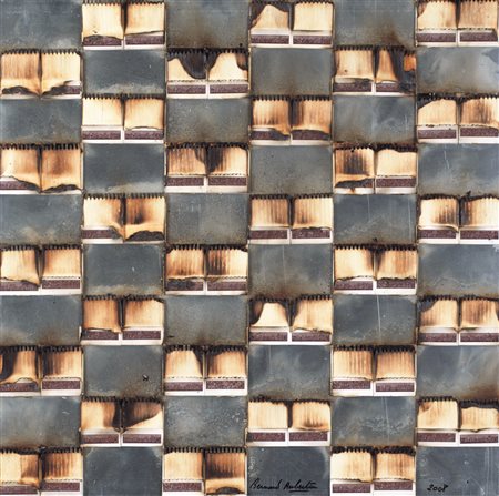 BERNARD AUBERTIN Fontenay aux Roses 1934 Dessin de feu, 2008 fiammiferi e...