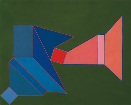 ACHILLE PERILLI Roma 28/01/1927 Calore e freddore, 2005 tecnica mista su tela...