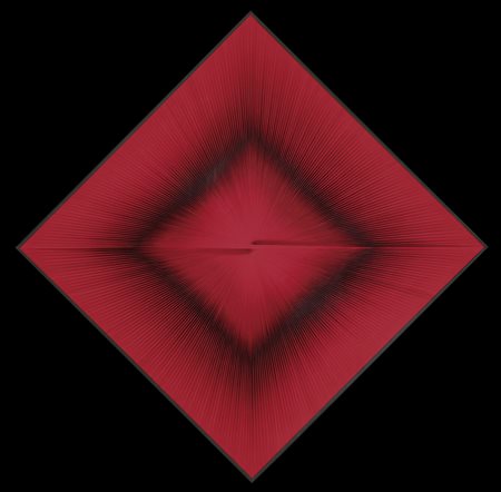 TONI COSTA Padova 1935 Dinamica visuale rosso 10-70, 1969 PVC su tavola...