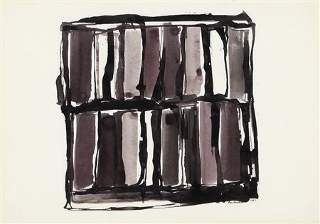 PIERO RAMBAUDI Torino 1906 - Torino 1999 Senza titolo, 1962 tempera su carta...