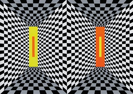 MASSIMO SALVADORI Casale Monferrato 17/11/1960 0031, 1996 smalti e acrilici...