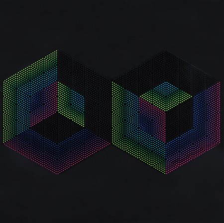 FRANCO COSTALONGA Venezia 1933 Mokubi gradienti di luminosità (plastiche) su...