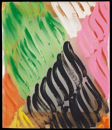 CARLA ACCARDI Trapani 09/10/1924 Colori misti, 1967 sicofoil intelaiato cm....