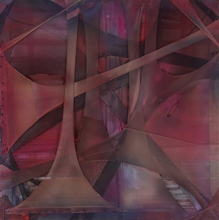 ALA Viterbo 22/02/1966 Raccolta dei frutti, 2005 tecnica mista, calze, tela e...