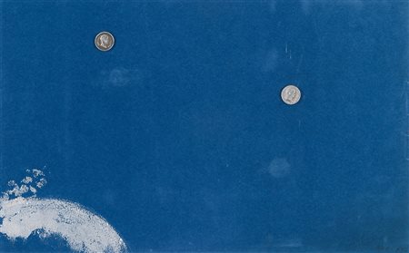 GIULIO TURCATO Mantova 16/03/1912 - Roma 22/01/1995 Composizione con monete,...