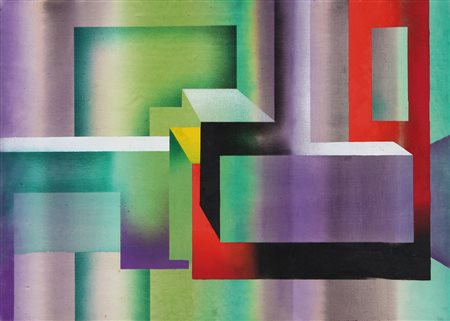 MARCELLO JORI Merano (Bz) 12/12/1951 Palazzo, 1994 acrilico su tela applicata...