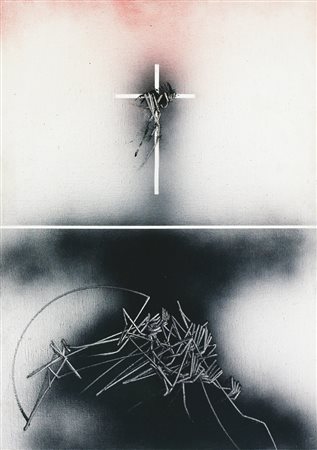 EMILIO SCANAVINO Genova 28/02/1922 - Milano 29/11/1986 Crocefissione, 1980...