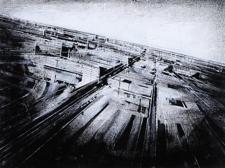 JONATHAN GUAITAMACCHI Londra 1961 Vista, 2002 olio su carta applicata su tela...