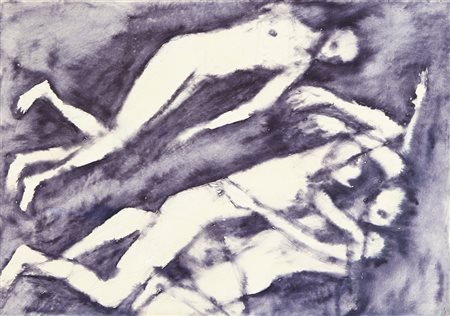 ANDREA CHIESI Modena 06/11/1966 Touch me, 1997 tecnica mista su carta...