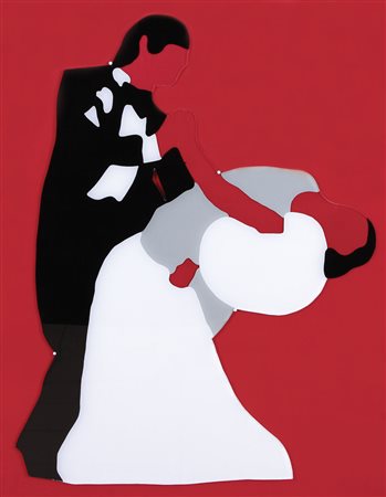 MARCO LODOLA Dorno (Pv) 04/04/1955 Ballerini, 1999 smalti + perspex cm....