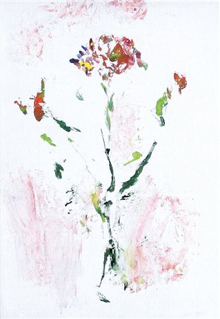 ERNESTO TRECCANI Milano 26/08/1920 - Milano 27/11/2009 Fiori olio su tela cm....