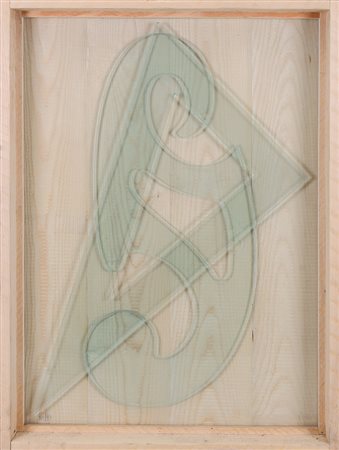 MARIO CEROLI Castelfrentano 1938 Squadra e curvilinee multiplo in legno e...