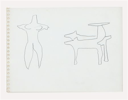 GASTONE NOVELLI Vienna (Austria) 01/08/1925 - Milano 22/12/1968 Senza titolo,...