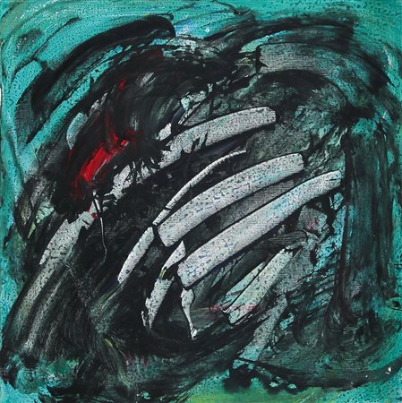 ERNESTO TRECCANI Milano 26/08/1920 - Milano 27/11/2009 Fiori di Sicilia olio...