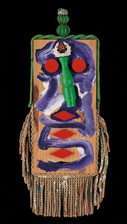 ENRICO BAJ Milano 31/10/1924 - Varese 15/06/2003 Bwa Bwa, 1994 legni,...