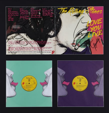 ANDY WARHOL Pittsburg (Usa) 1928 - New York 1987 Love you live doppio LP in...
