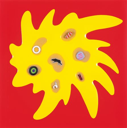 RENZO NUCARA Crema 1948 Bang 10-37, 2011 resine, oggetti, colore serigrafico,...