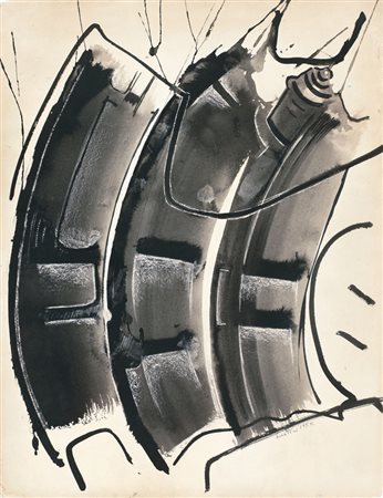 GIANNI BERTINI Pisa 31/07/1922 - Caen (Normandia) 08/07/2010 Senza titolo,...