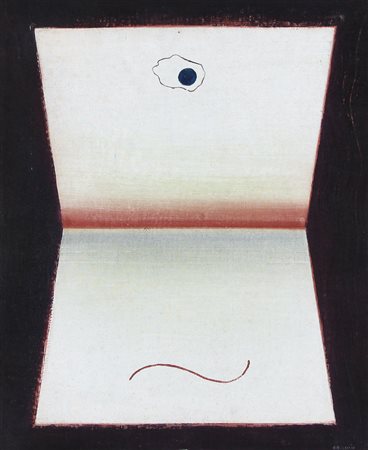 FELICE CANONICO Messina 1922 - 1997 Pittura, 1974 tecnica mista e...