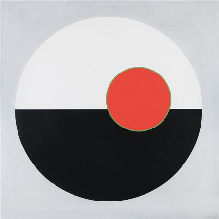 EUGENIO CARMI Genova 17/02/1920 Penetrazione M, 1969 acrilico su tela cm....