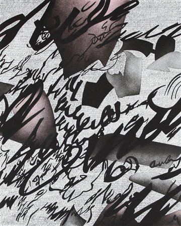 AGOSTINO FERRARI Milano 09/11/1938 Senza titolo, 1990 acrilico e sabbia su...