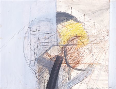 TINO VAGLIERI Trieste 08/09/1929 - 09/03/2000 Interno-esterno, 1963 tecnica...