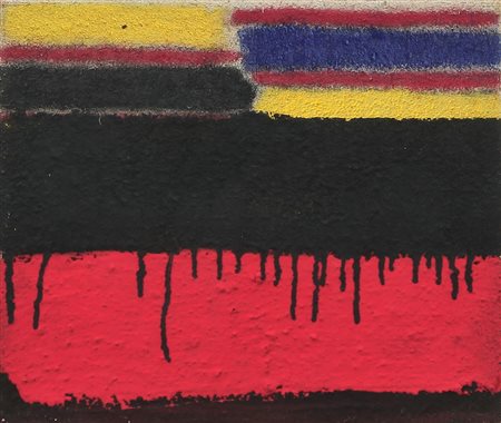 CESARE BERLINGERI Cittanova (Rc) 06/03/1948 Senza titolo, 1987 olio e...