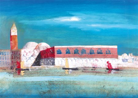 SALVATORE MAGAZZINI Pistoia 28/02/1955 Venezia, 2005 olio su tavola cm....