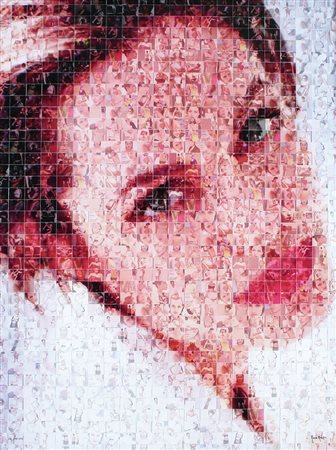 MARIA MURGIA Ossi (SS) 1935 Omaggio a Angelina Jolie, 2009 fotomosaico...