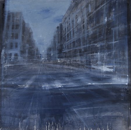 DANIELE CESTARI Ferrara 1983 Mattino, 2000 tecnica mista su tela cm. 60x60,...