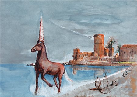 SERGIO VACCHI Castenaso (Bo) 01/04/1925 Mitologia del cavallo, 1978 tecnica...