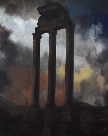 LUCA PIGNATELLI Milano 22/06/1962 Roma, 2004 olio su telone di copertura di...