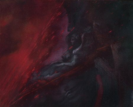 OMAR GALLIANI Montecchio Emilia (Re) 30/10/1954 Senza titolo, 1983 olio su...