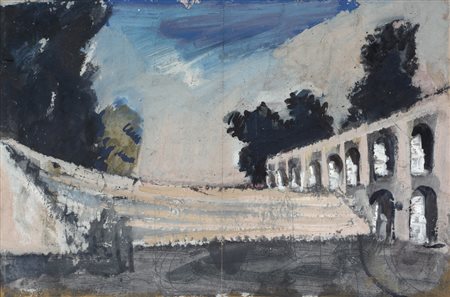 MARIO SIRONI Sassari 12/05/1885 - Milano 05/08/1961 Anfiteatro, studio per...