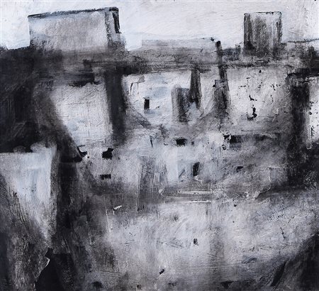 JONATHAN GUAITAMACCHI Londra 1961 Ad memoriam, Bovisa, 2002 olio su carta...