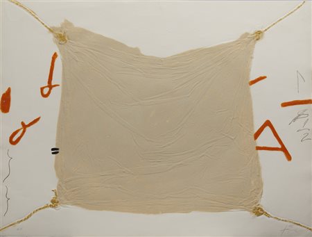 TAPIES ANTONI (1923 - 2012) - Mocador Lligat.